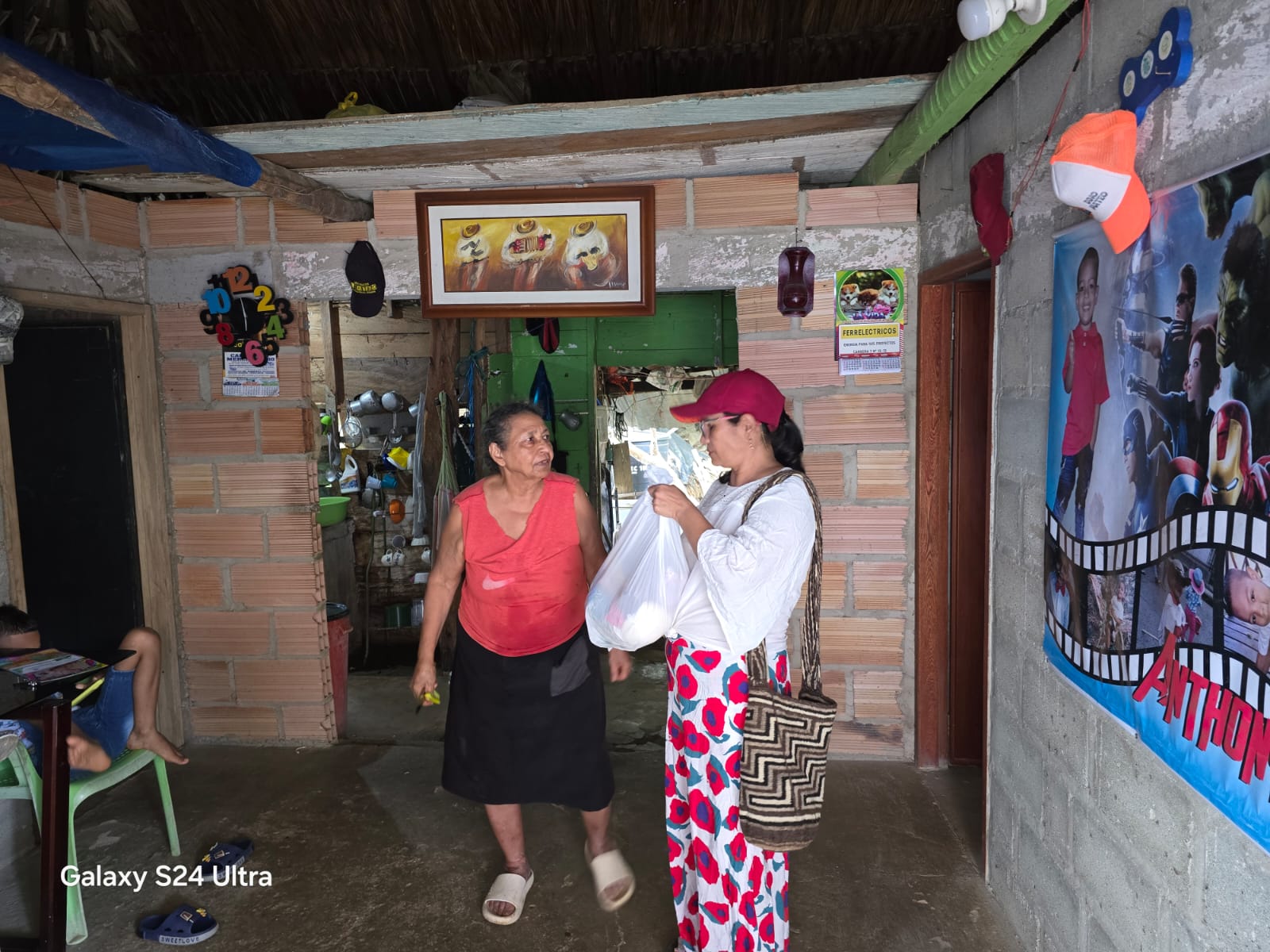 Visita domiciliaria a adulto mayor en zona rural